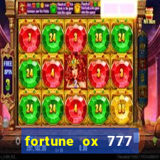 fortune ox 777 fortuna 77